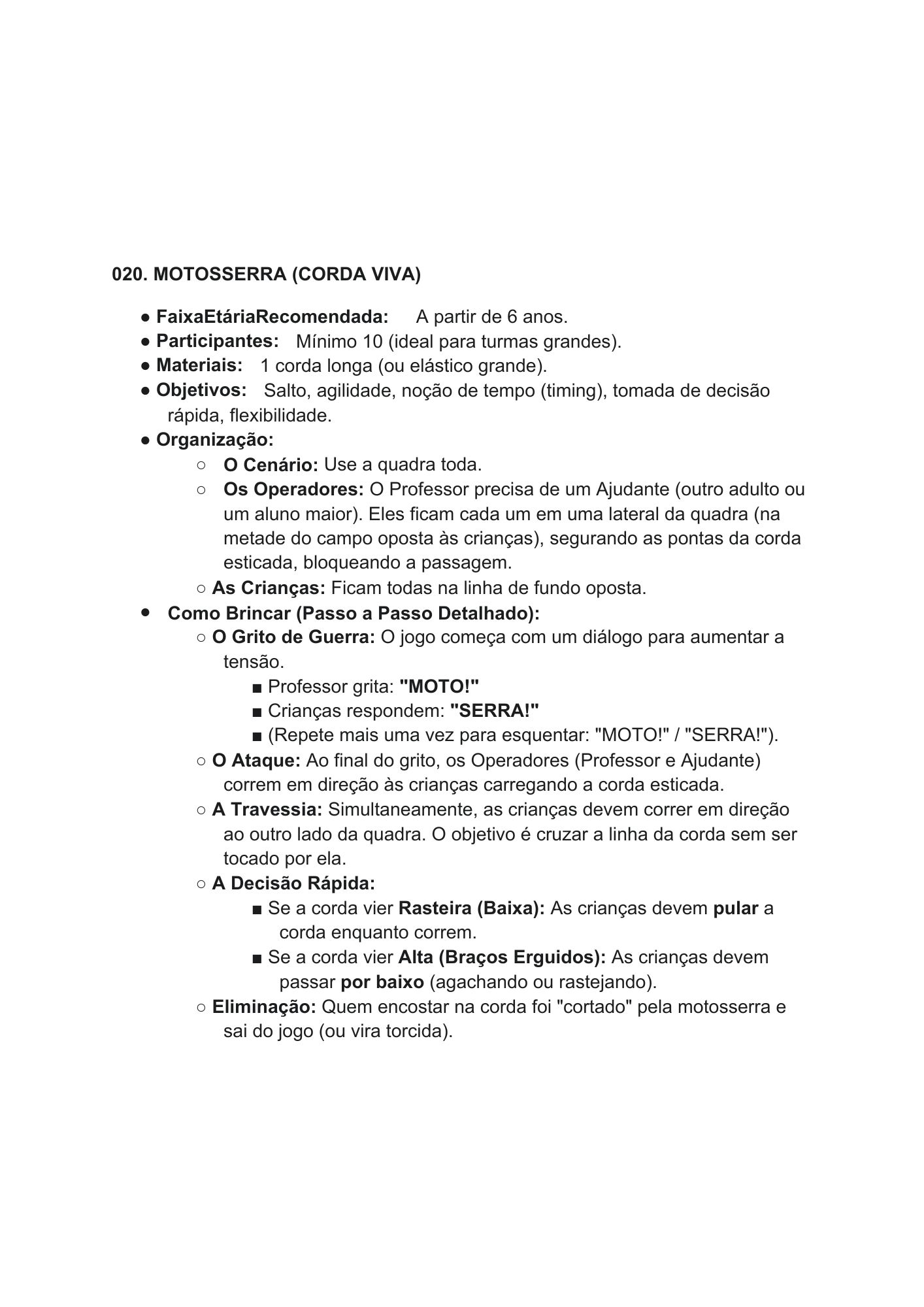 Página do ebook: Motosserra
